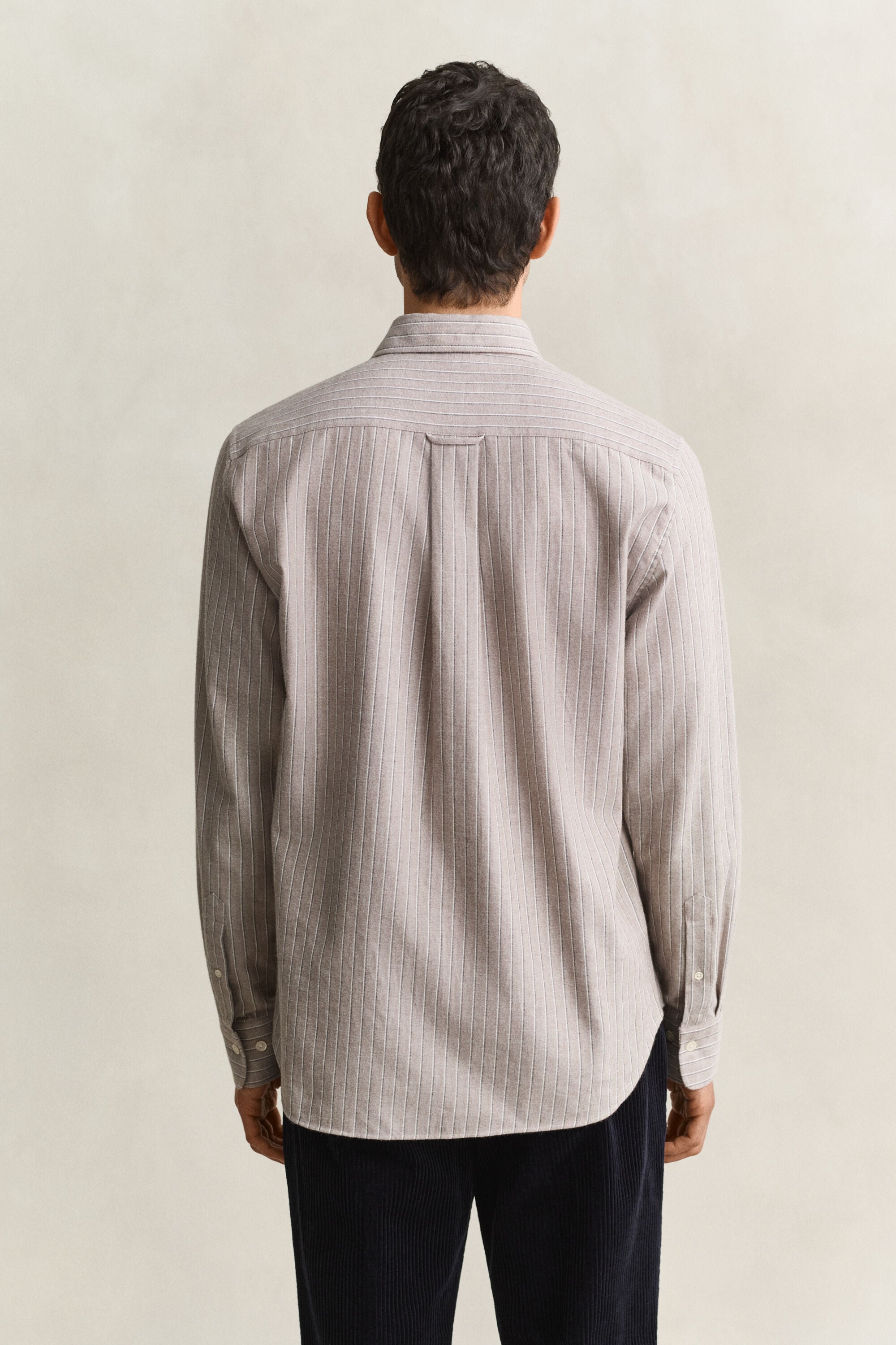 Camisa de flanela às riscas Mélange