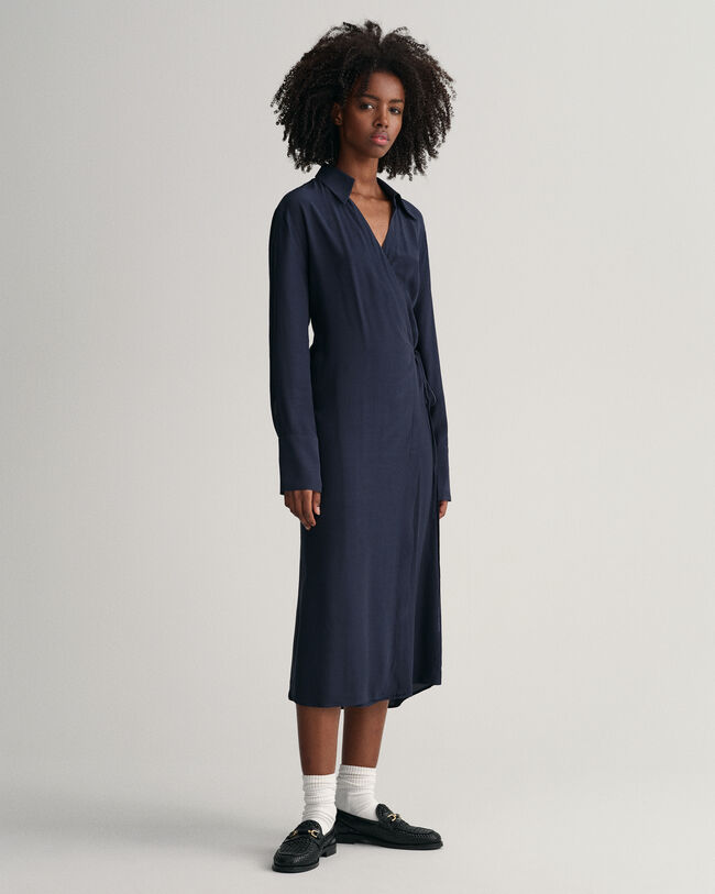 Vestido de trespasse