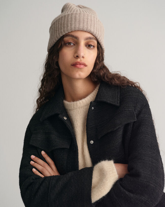 Casaco tipo blazer em tweed