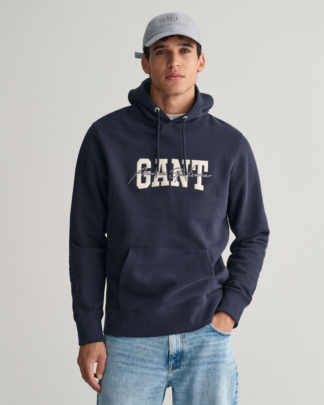 Sweatshirt com capuz GANT Arch Script