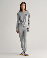 T-shirt de manga comprida com decote redondo G