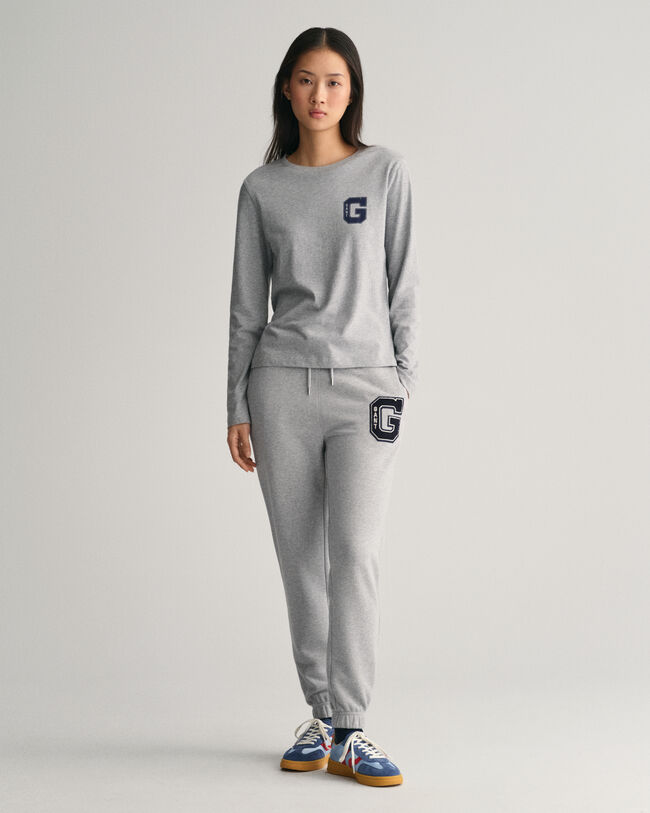 T-shirt de manga comprida com decote redondo G