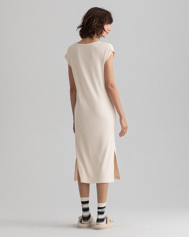 Vestido em jersey com aberturas Detail