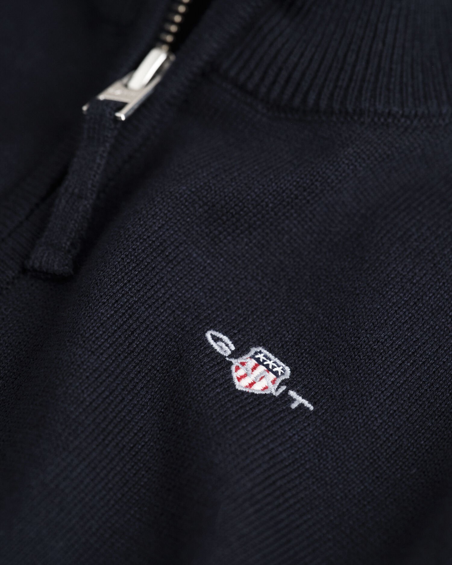 Casaco de malha de algodão com fecho de correr Shield Kids