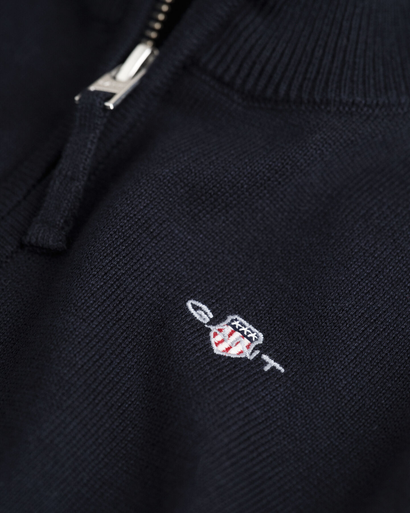 Casaco de malha de algodão com fecho de correr Shield Kids