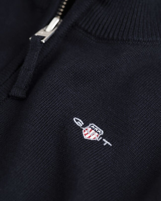 Casaco de malha de algodão com fecho de correr Shield Kids