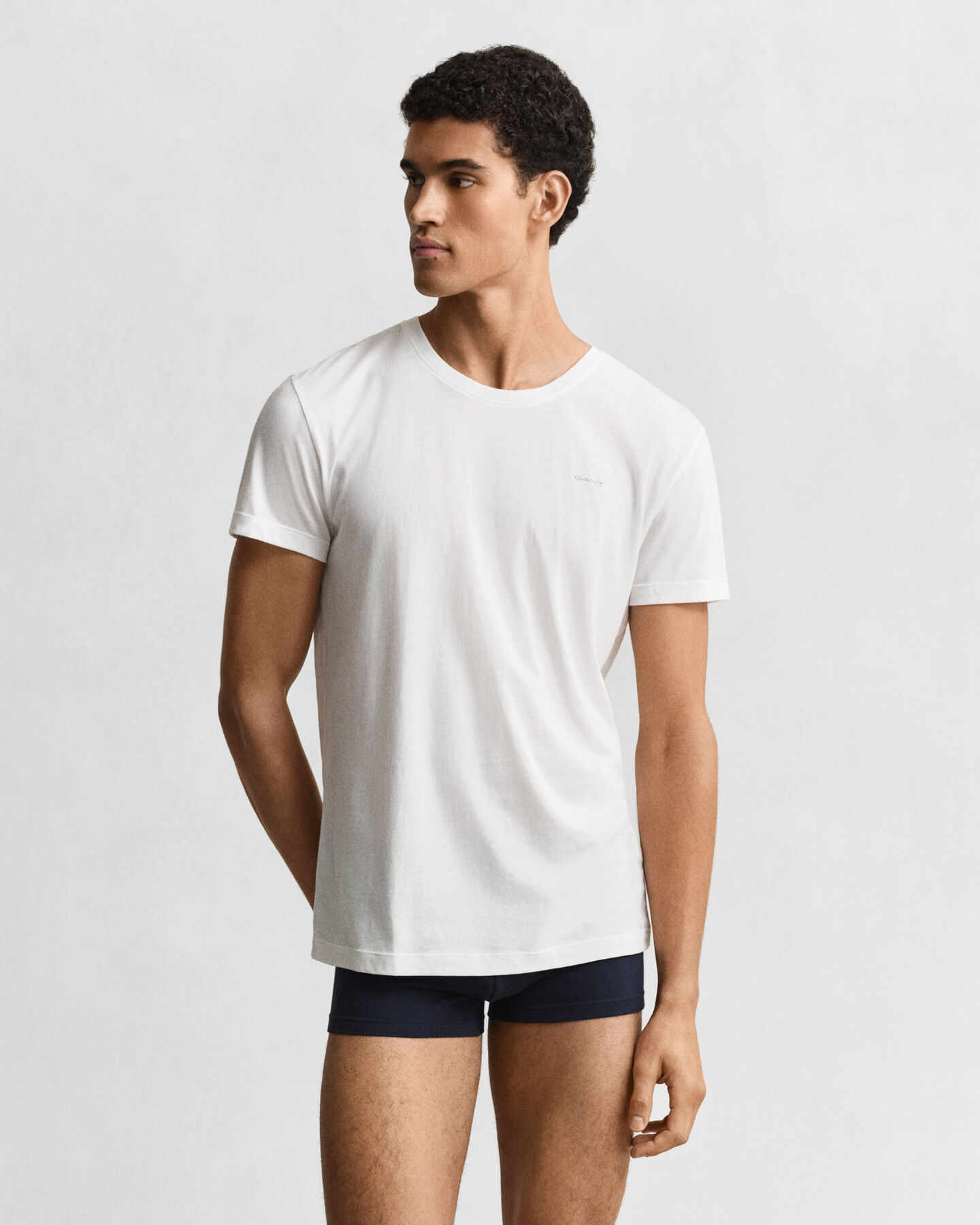 Pack de duas t-shirts com decote redondo