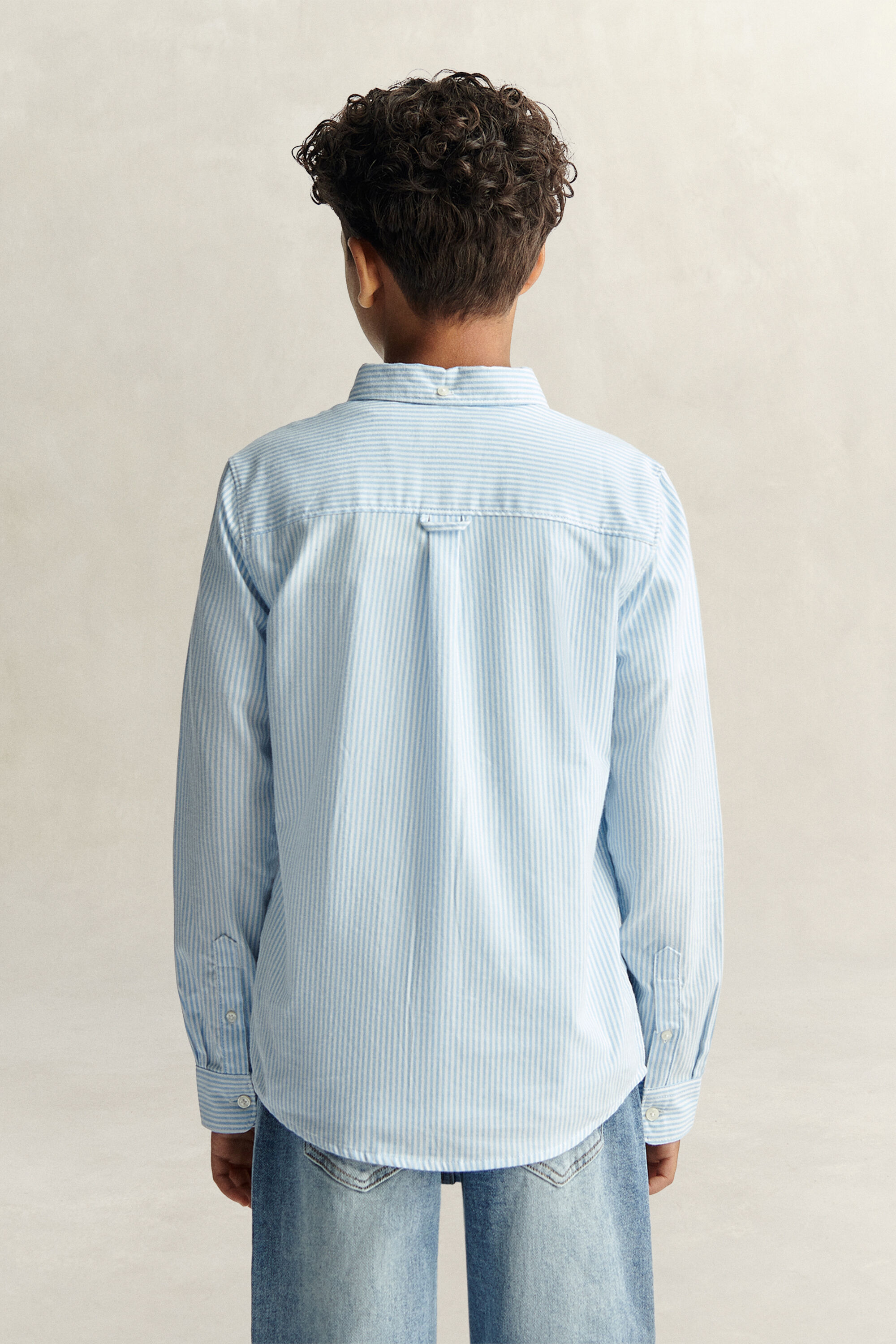 Camisa Oxford às riscas Shield Teen Boys