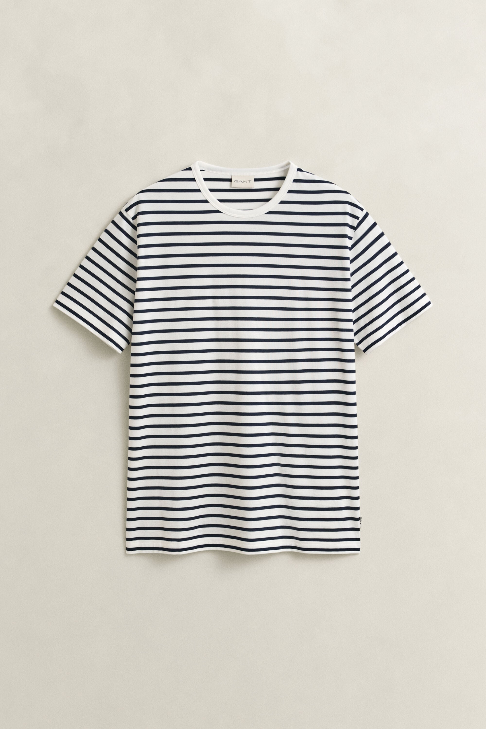 T-shirt às riscas em algodão Pima