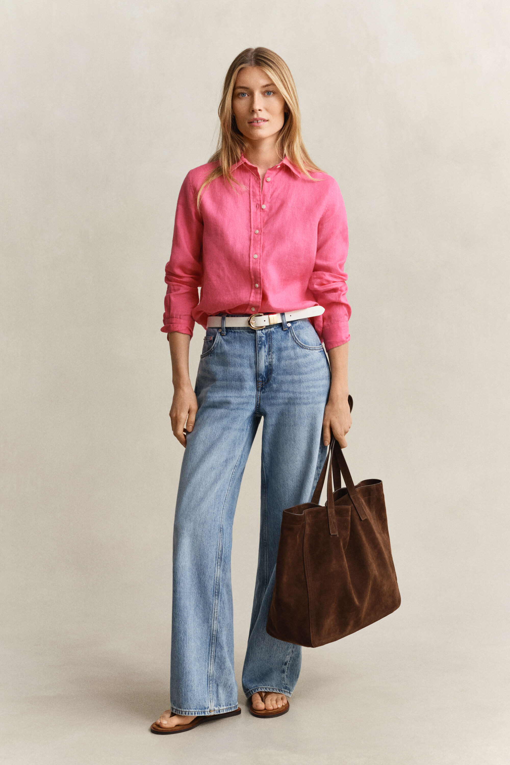 Camisa de linho regular fit