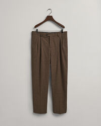 Calças de fato com padrão de xadrez Houndstooth