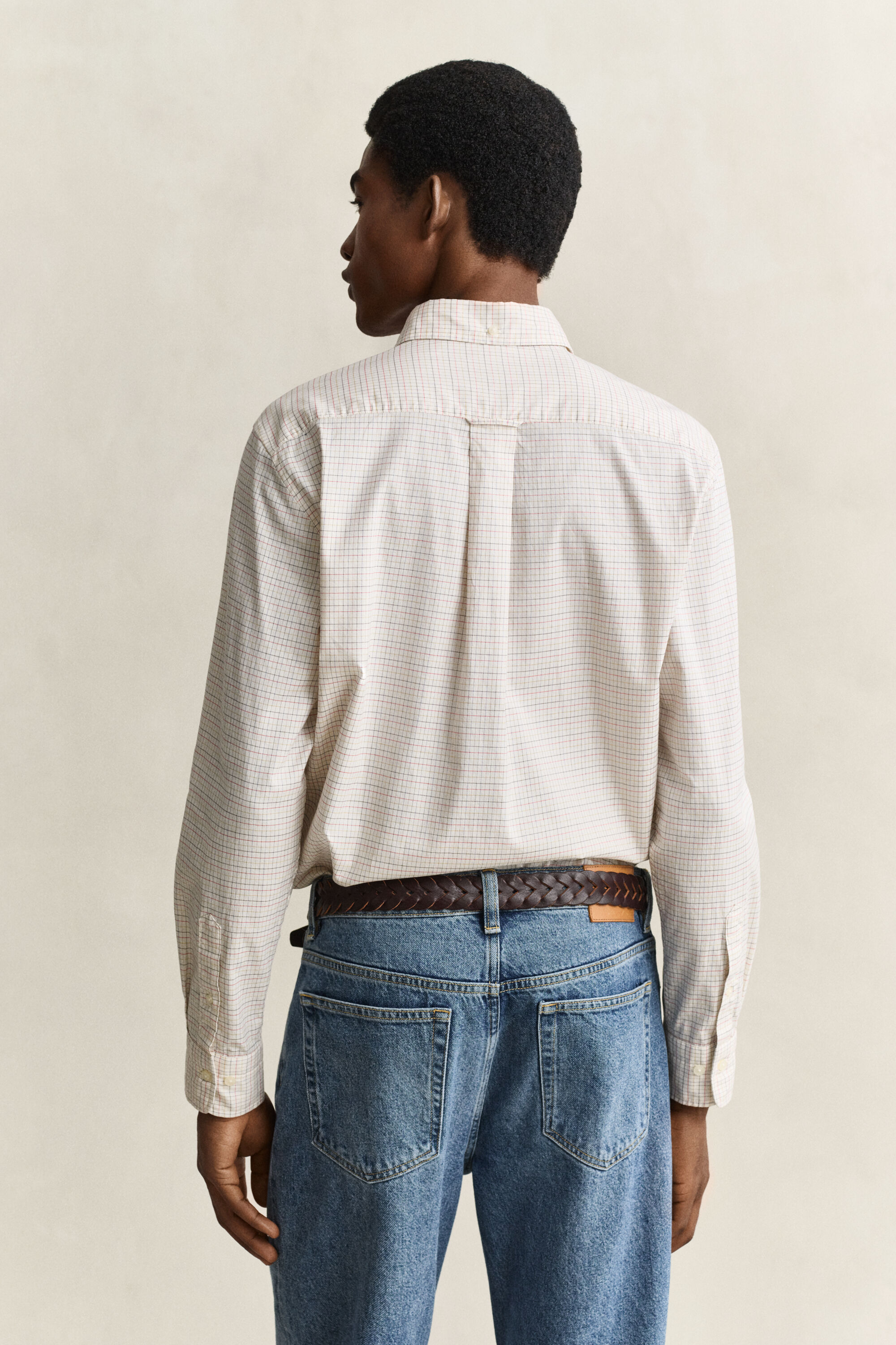 Camisa Oxford com padrão de xadrez Gant x Yale