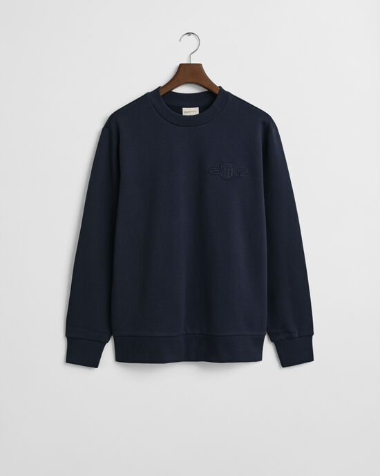 Sweatshirt com decote redondo Tonal Shield