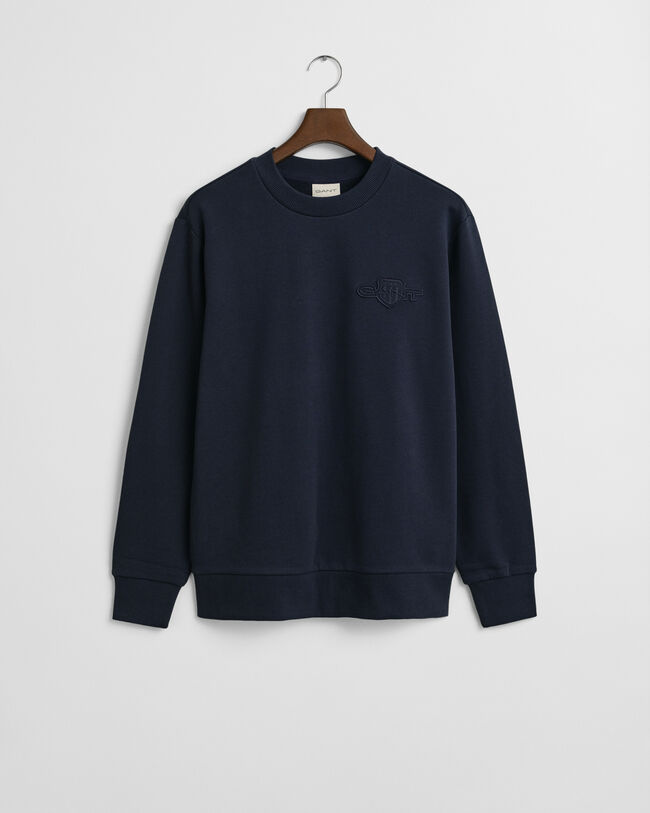 Sweatshirt com decote redondo Tonal Shield