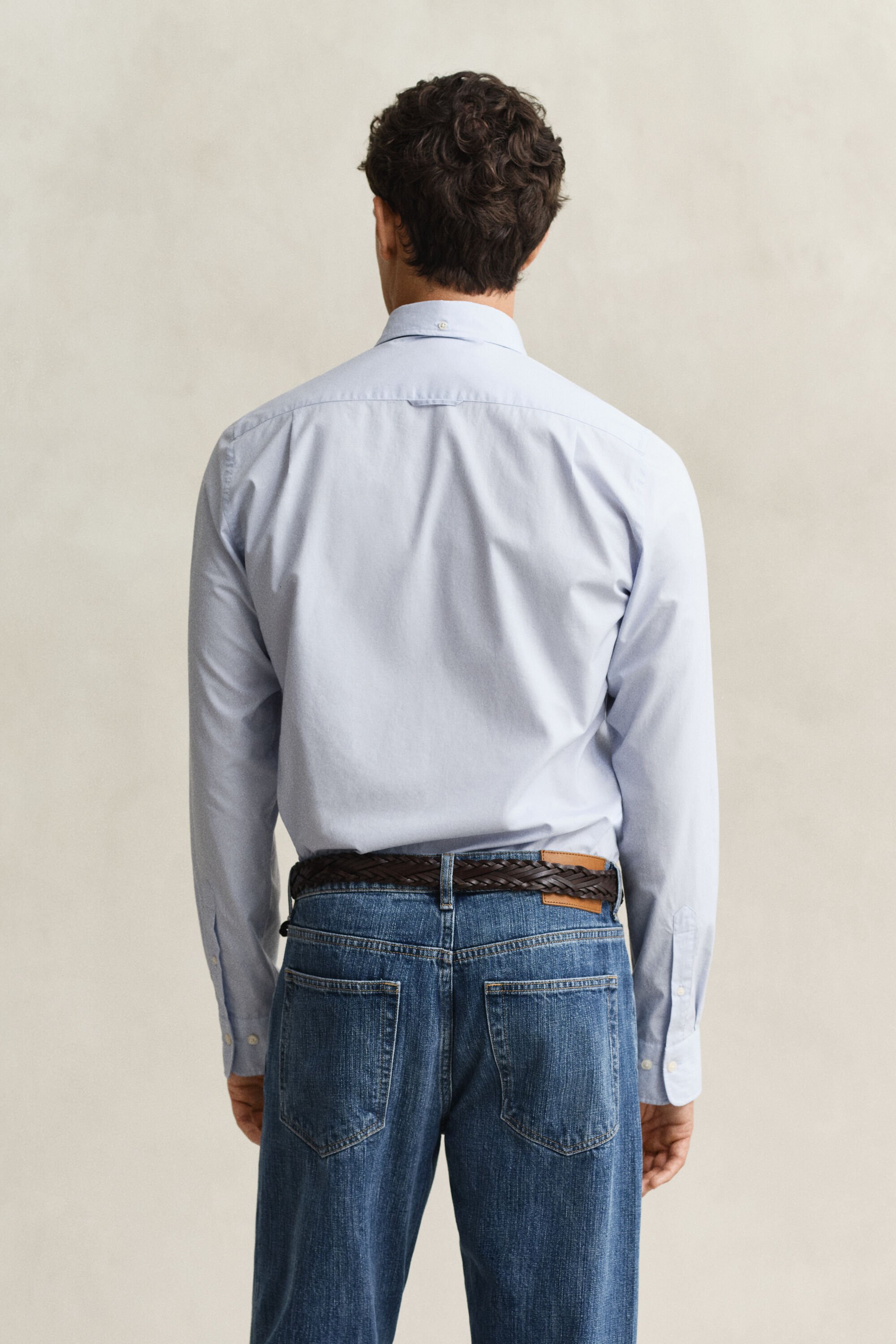 Camisa em popelina Classic slim fit