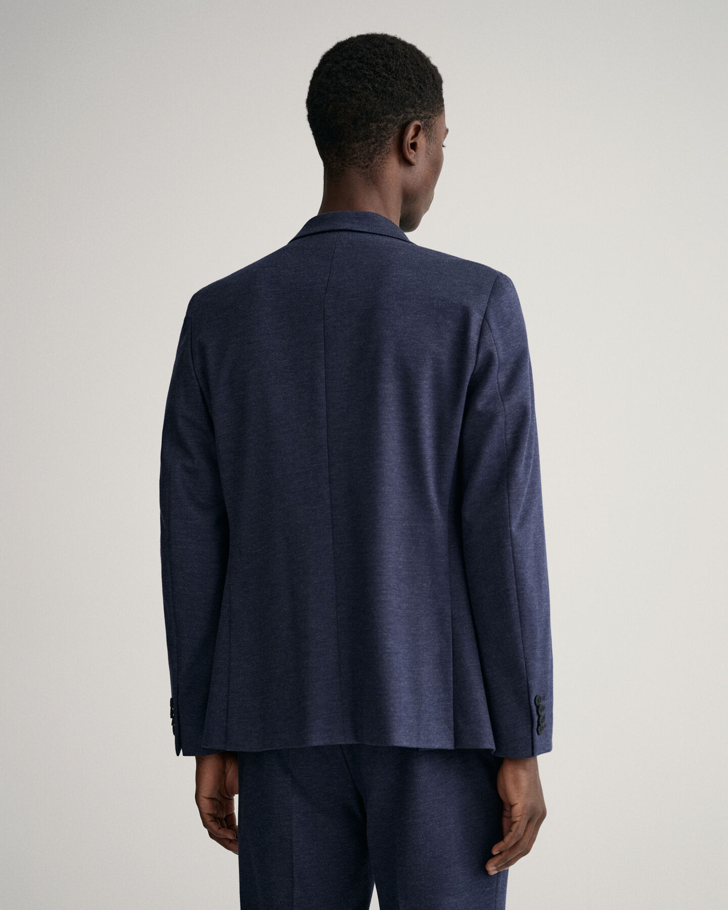 Blazer de fato em jersey