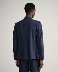 Blazer de fato em jersey