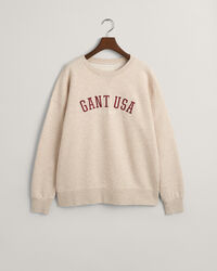 Sweatshirt com decote redondo GANT USA oversized