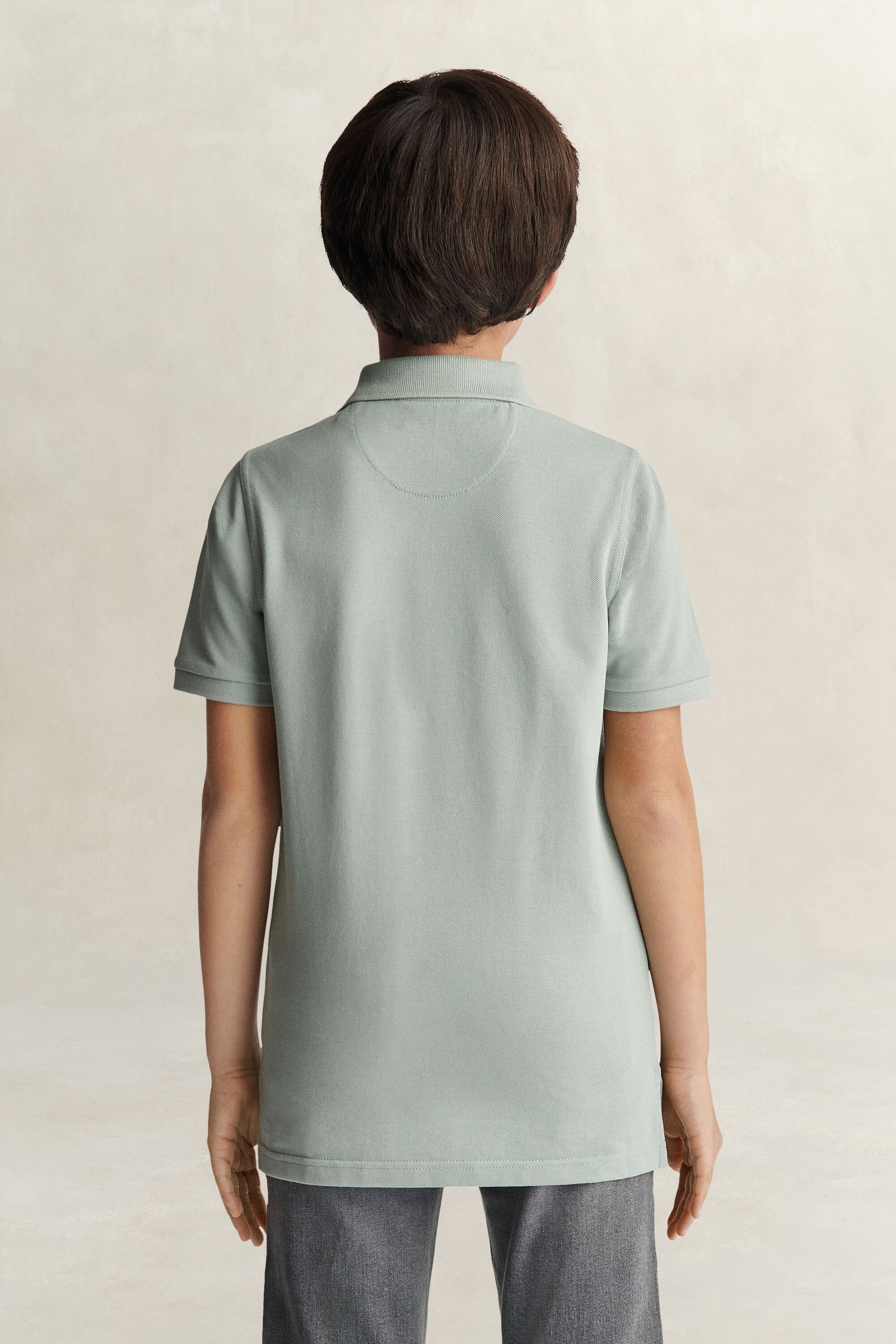 Polo em algodão piqué Shield Teens