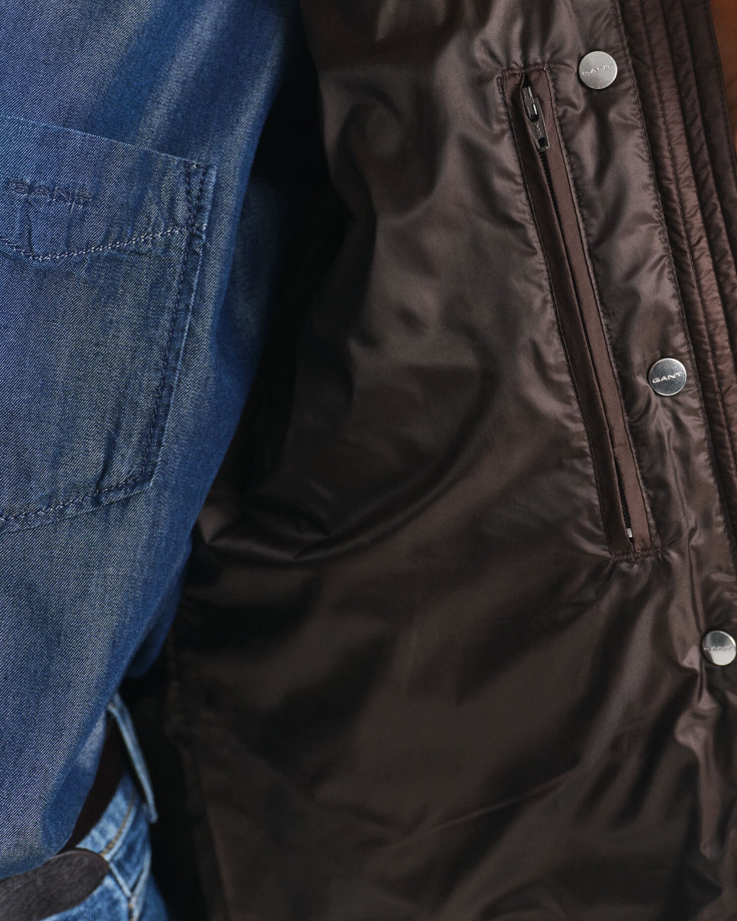 Blusão de penas leve