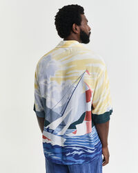Camisa de manga curta Sailing Scene relaxed fit