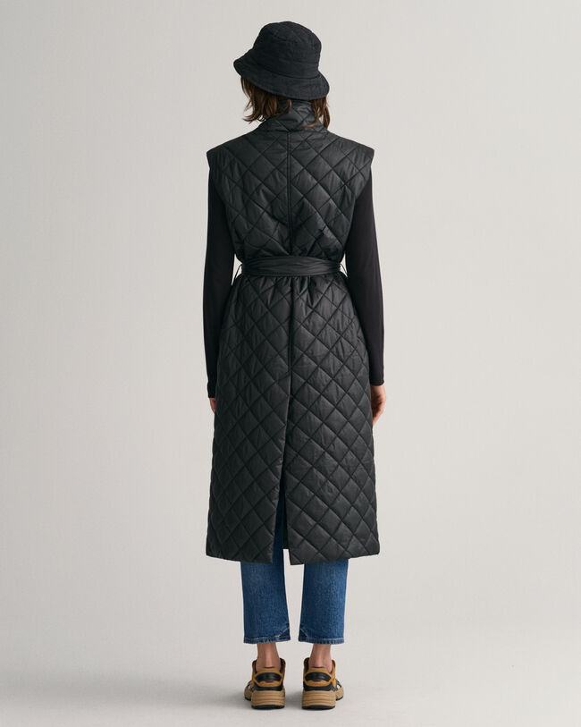 Colete acolchoado comprido