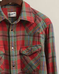 Camisa Western com padrão de xadrez Wrangler x GANT regular fit