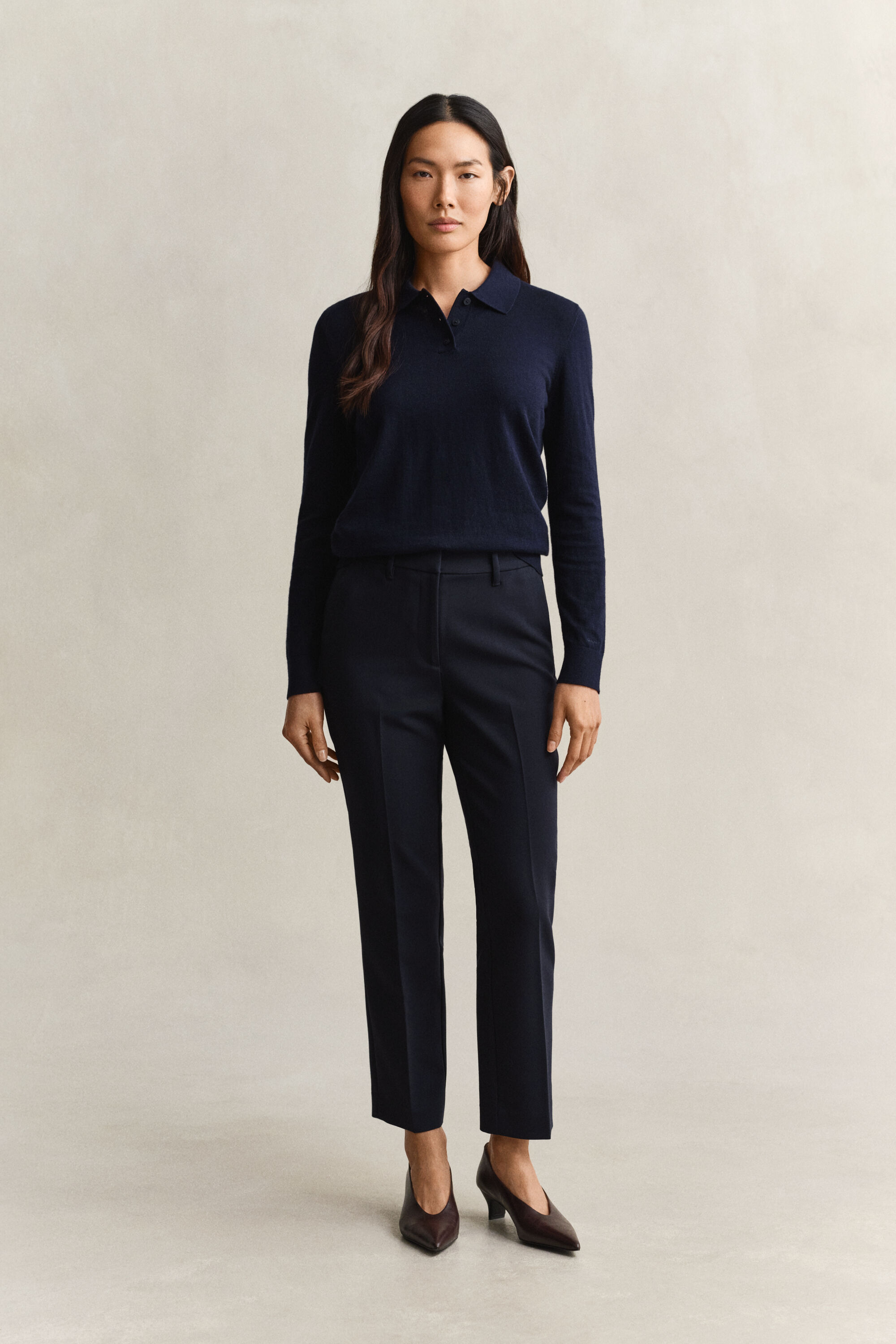 Calças slim fit