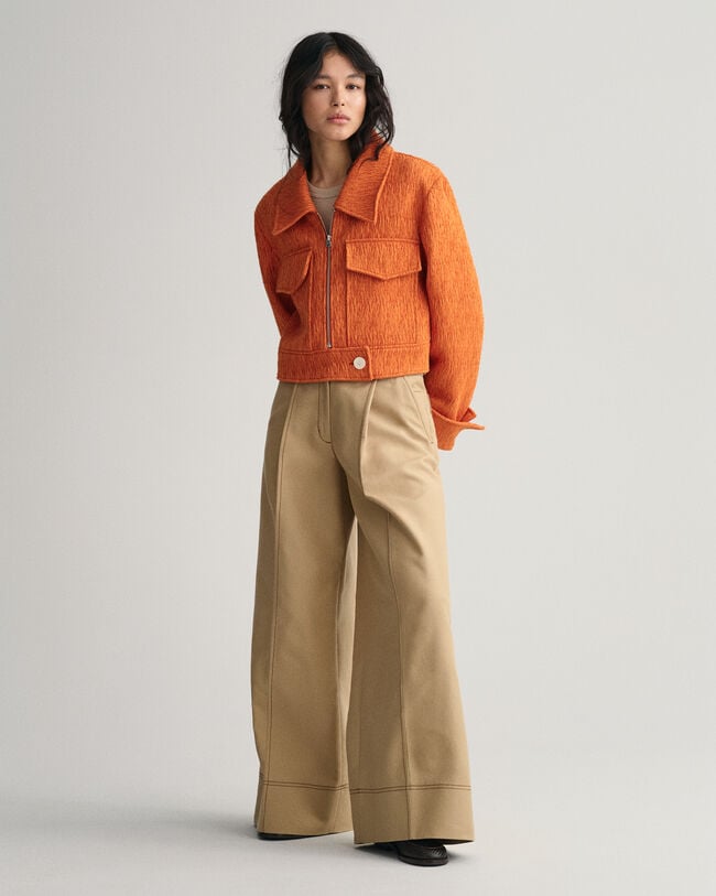 Casaco curto Bouclé