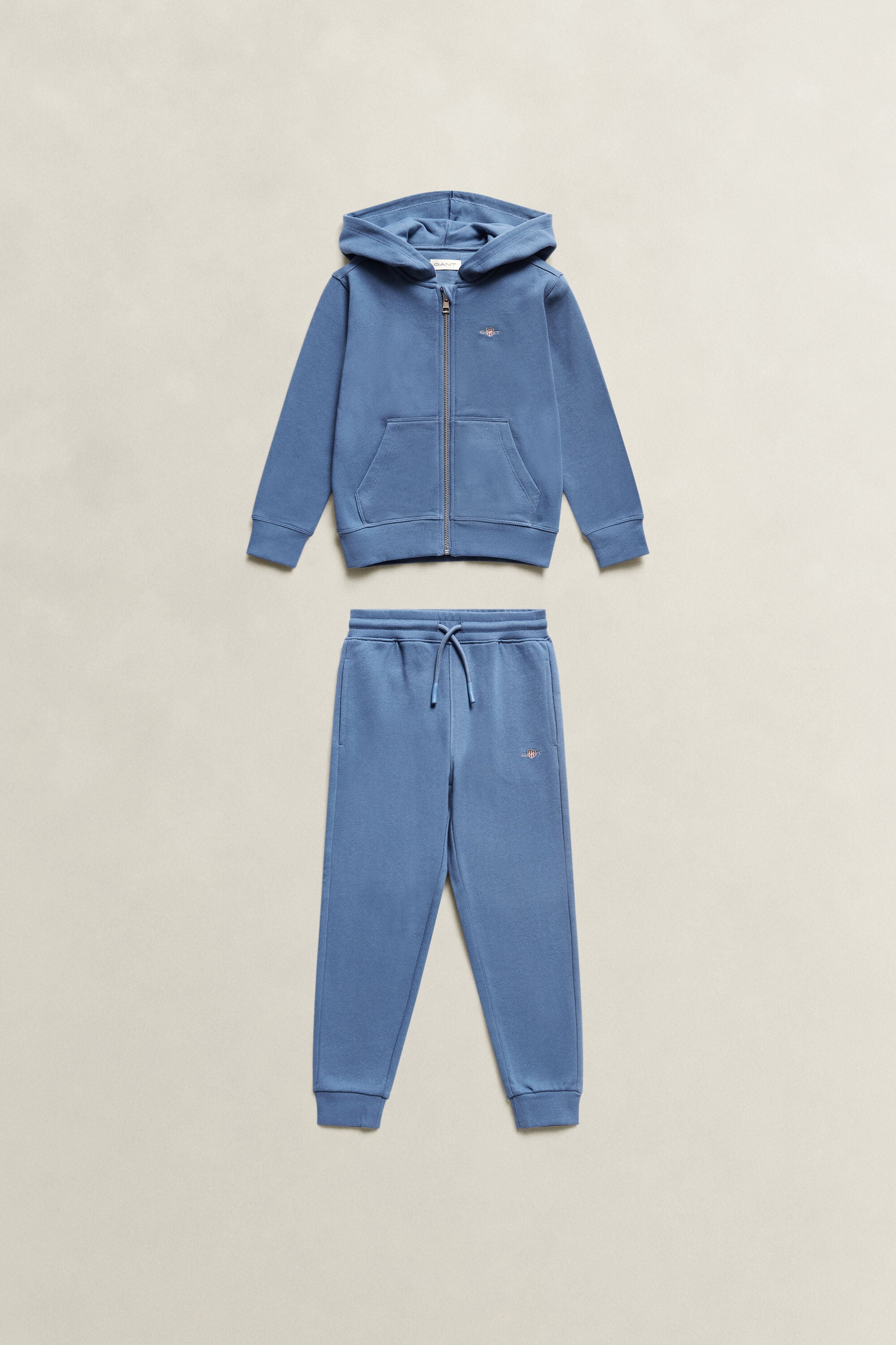 Conjunto de calças desportivas e sweatshirt com capuz e fecho Shield Boys