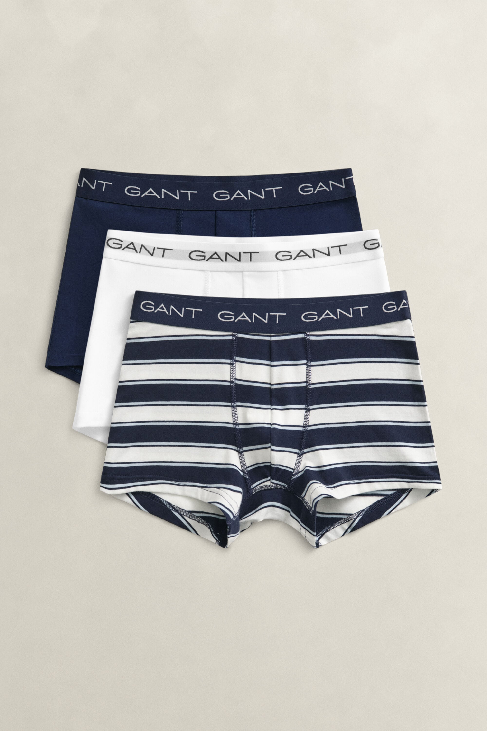 Pack de 3 pares de boxers às riscas