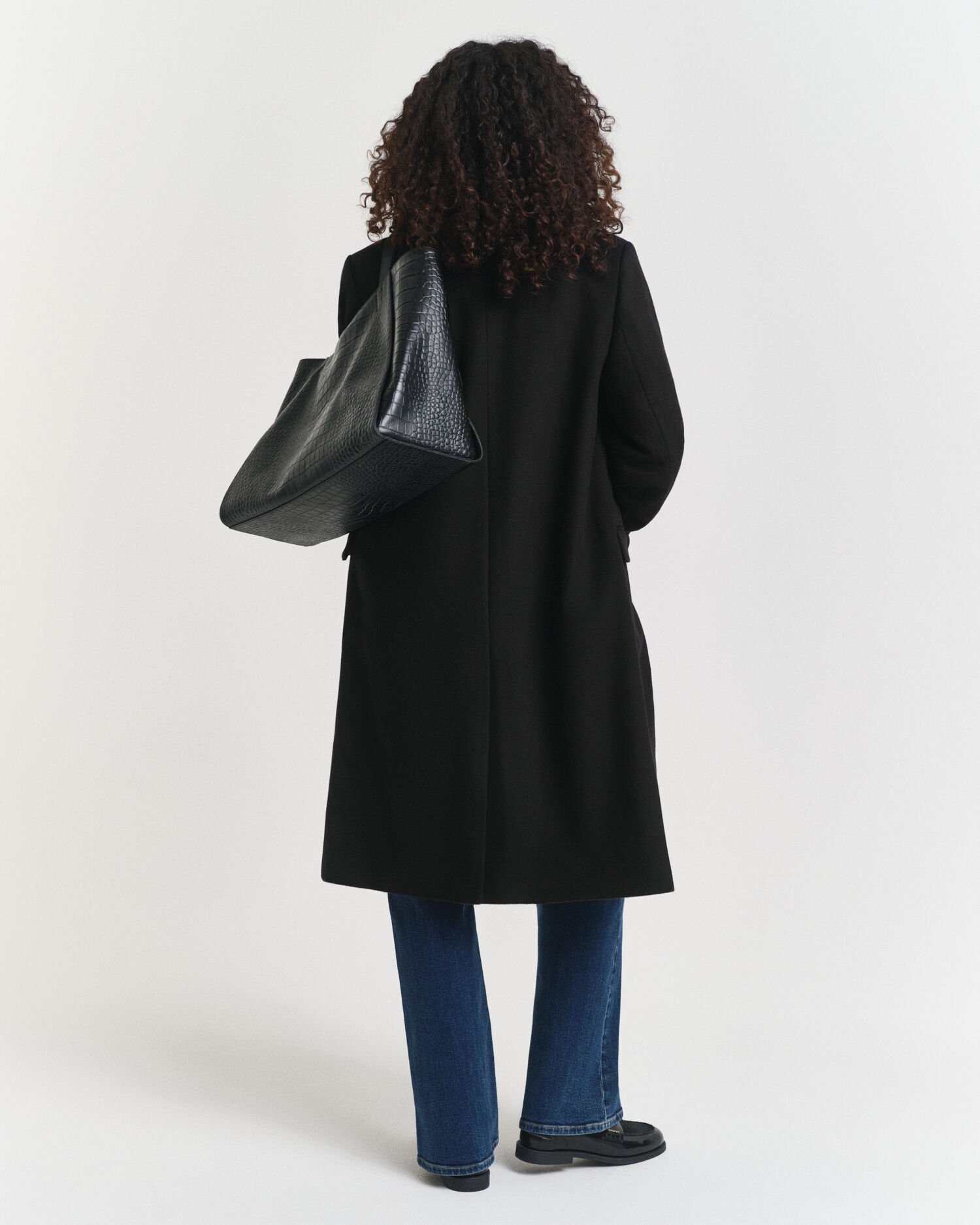 Sobretudo formal em mistura de lã Classic