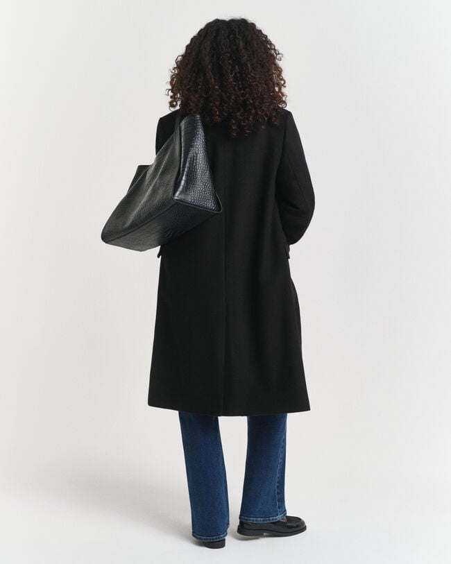 Sobretudo formal em mistura de lã Classic