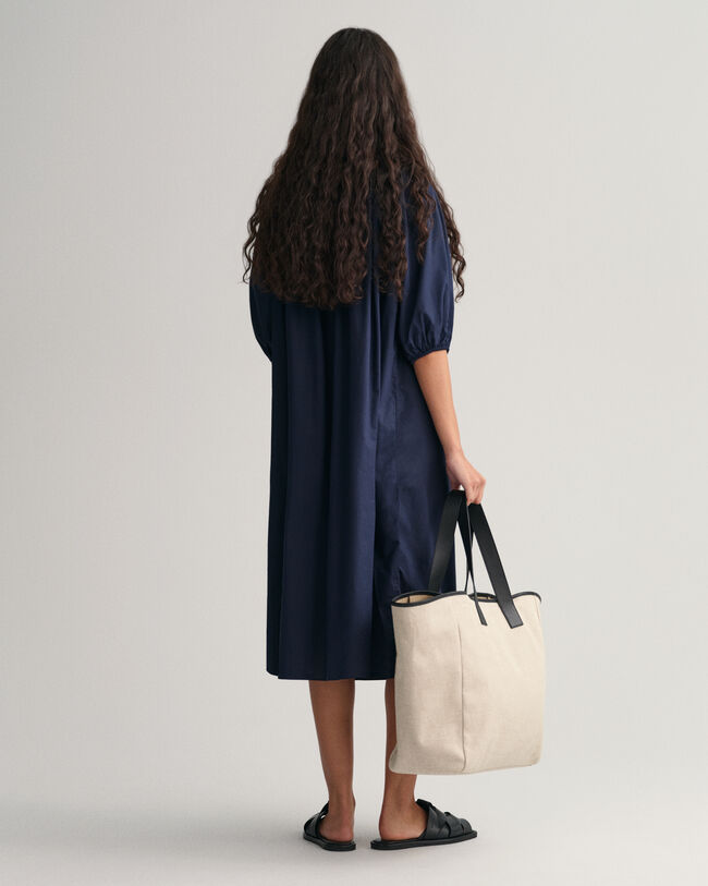 Vestido com franzidos