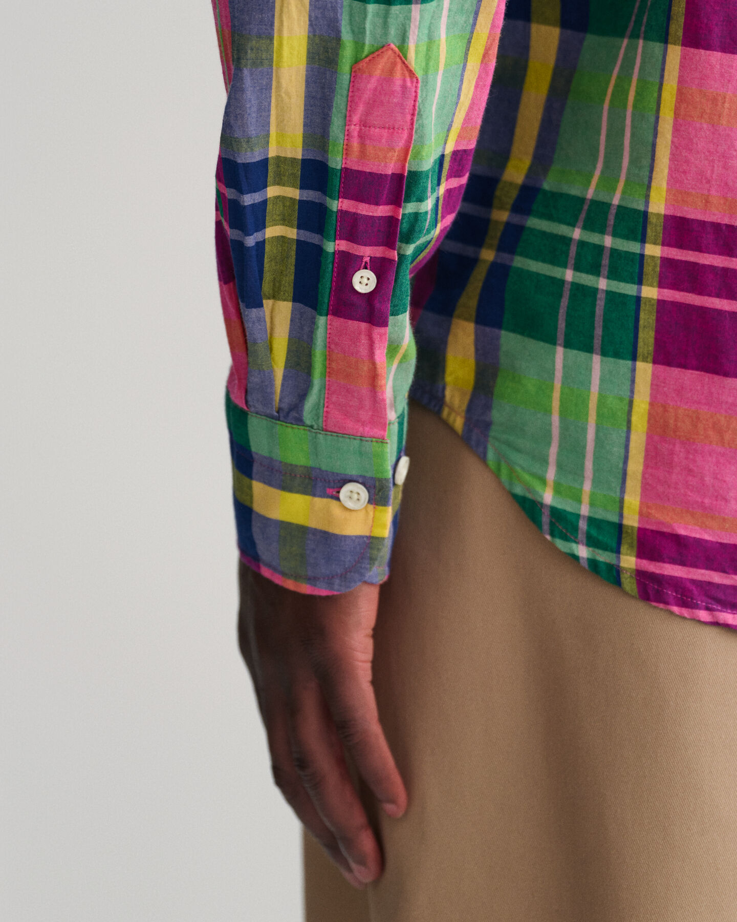 Camisa madras Indian regular fit