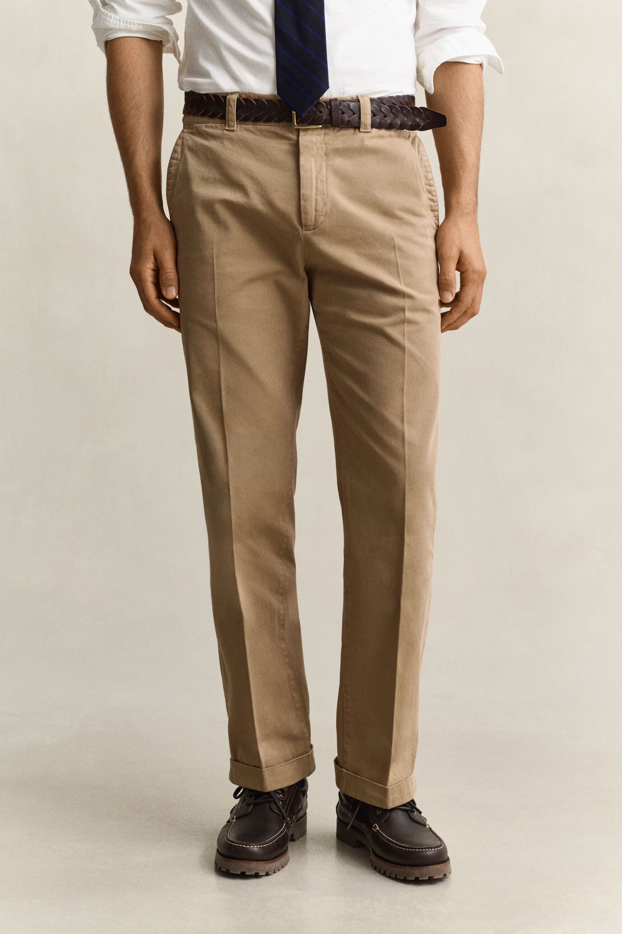 Calças chino em sarja de algodão Gant x Yale