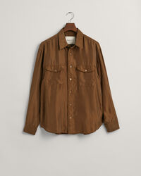 Camisa em seda relaxed fit