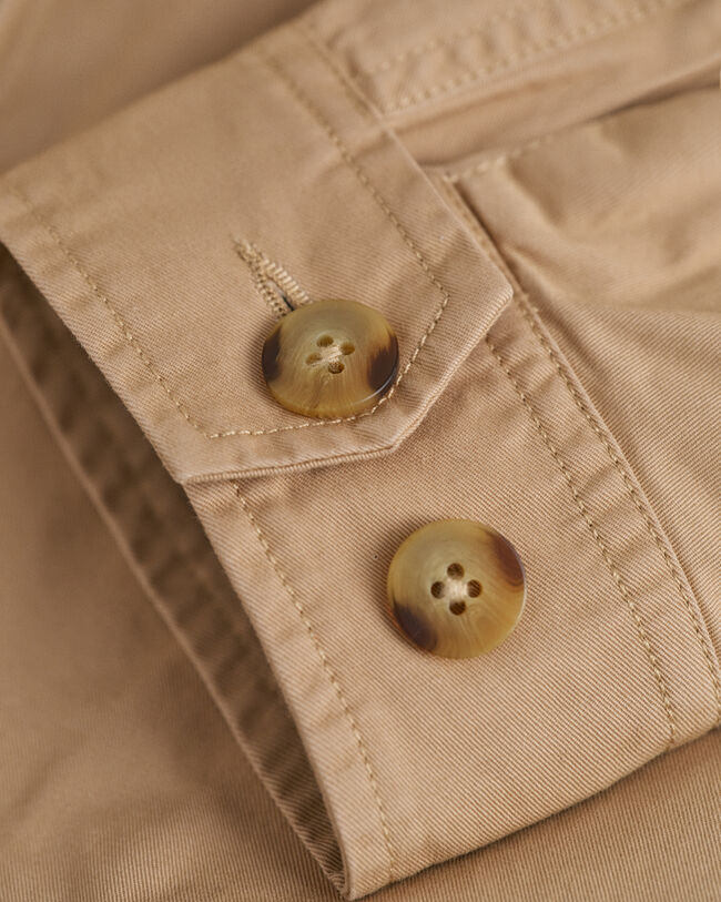 Casaco Windcheater de algod&atilde;o