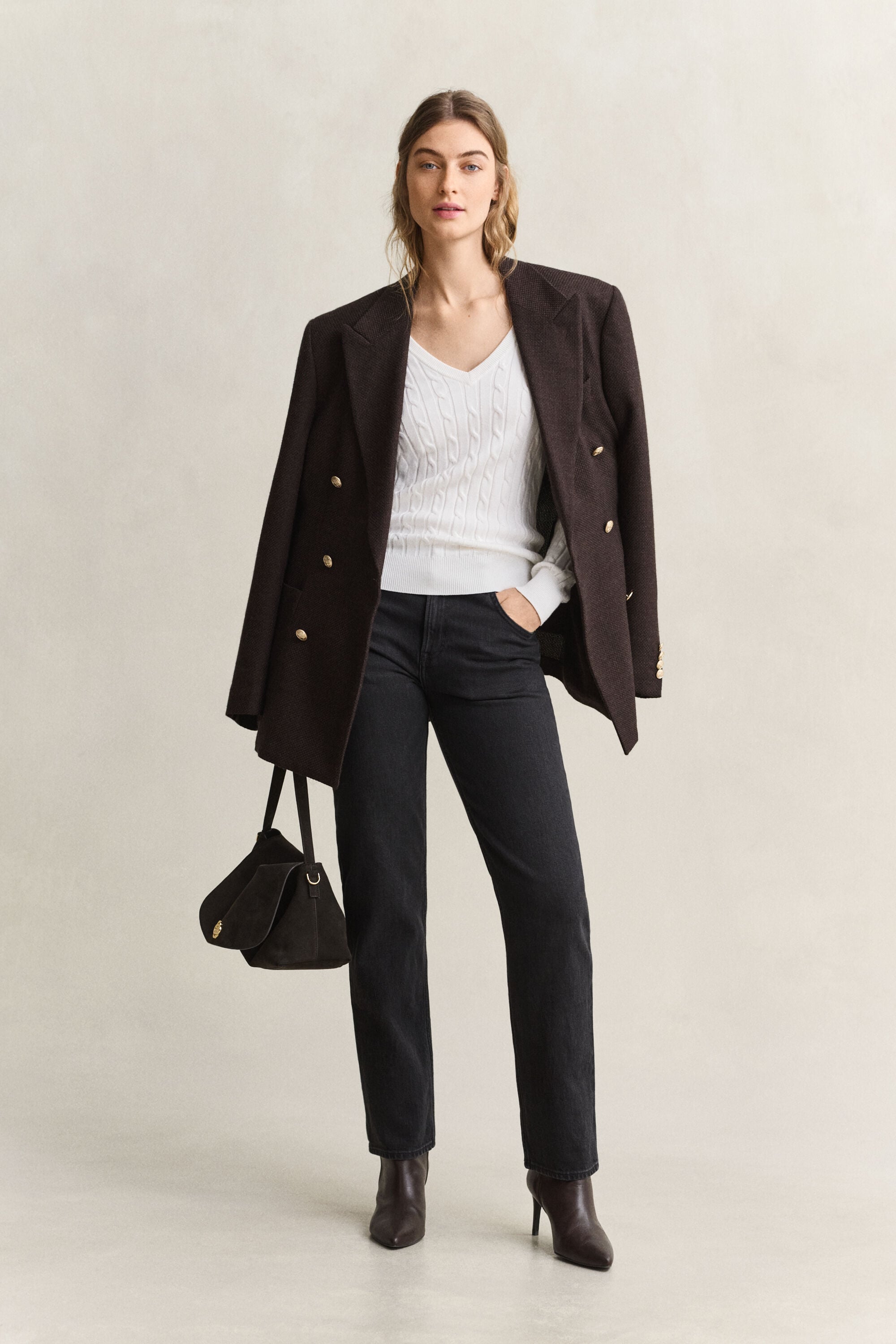 Camisola de malha entrançada Classic