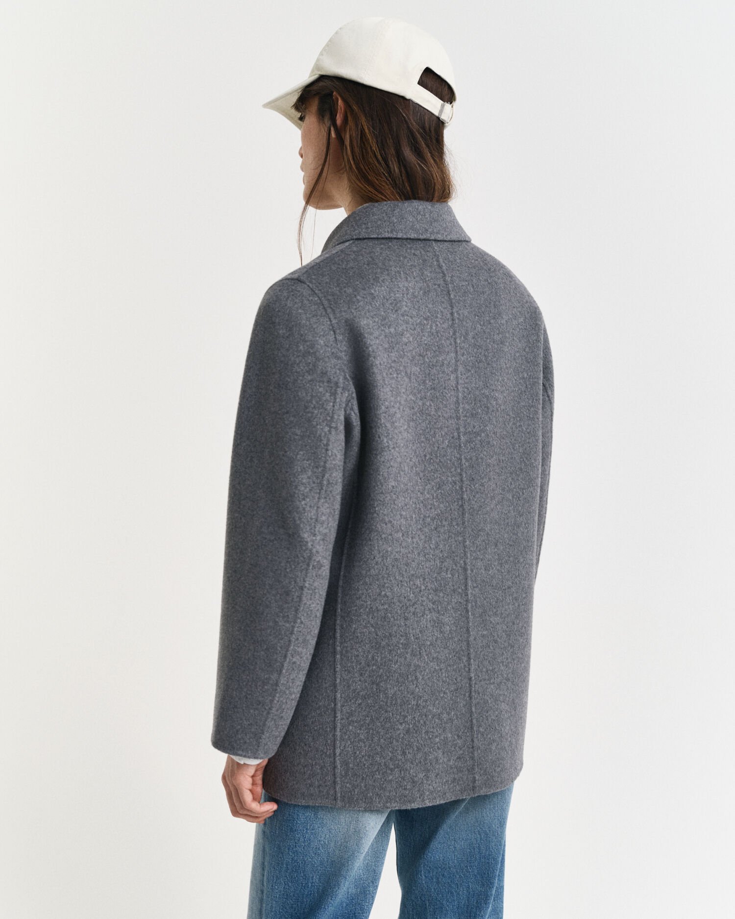 Casaco de marinheiro com detalhes cosidos à mão