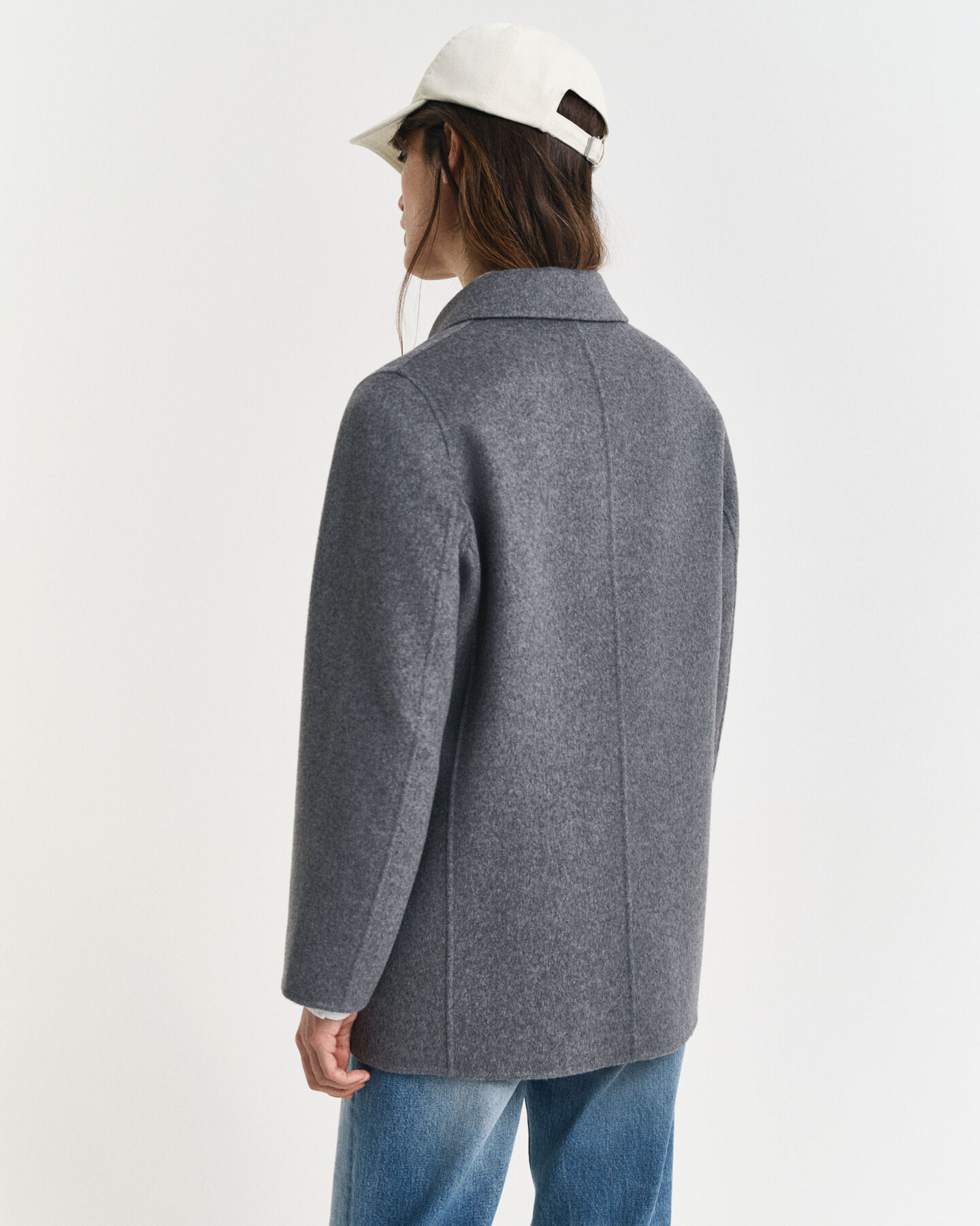 Casaco de marinheiro com detalhes cosidos à mão