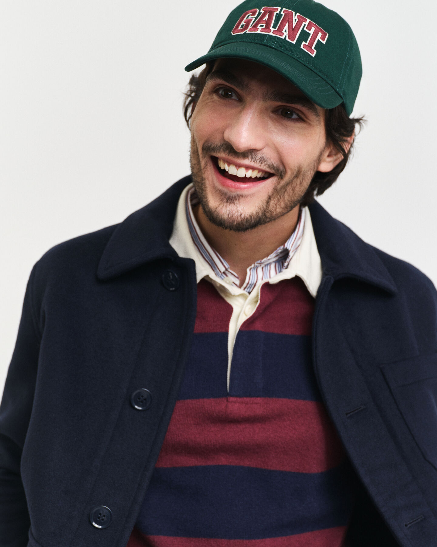 Rugger &agrave;s riscas em l&atilde; extrafina