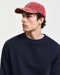 Sweatshirt com decote redondo Waffle Textured