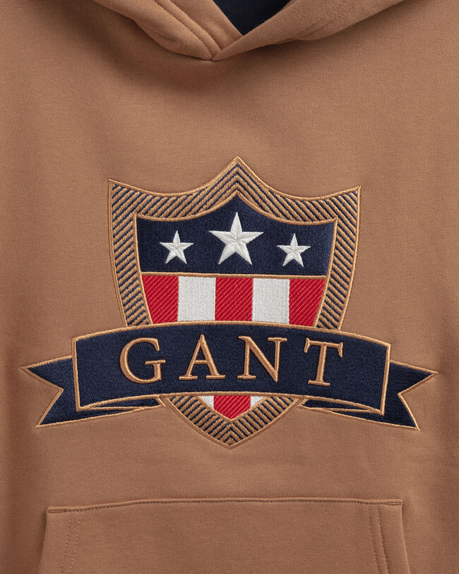 Camisola com capuz Banner Shield Teens