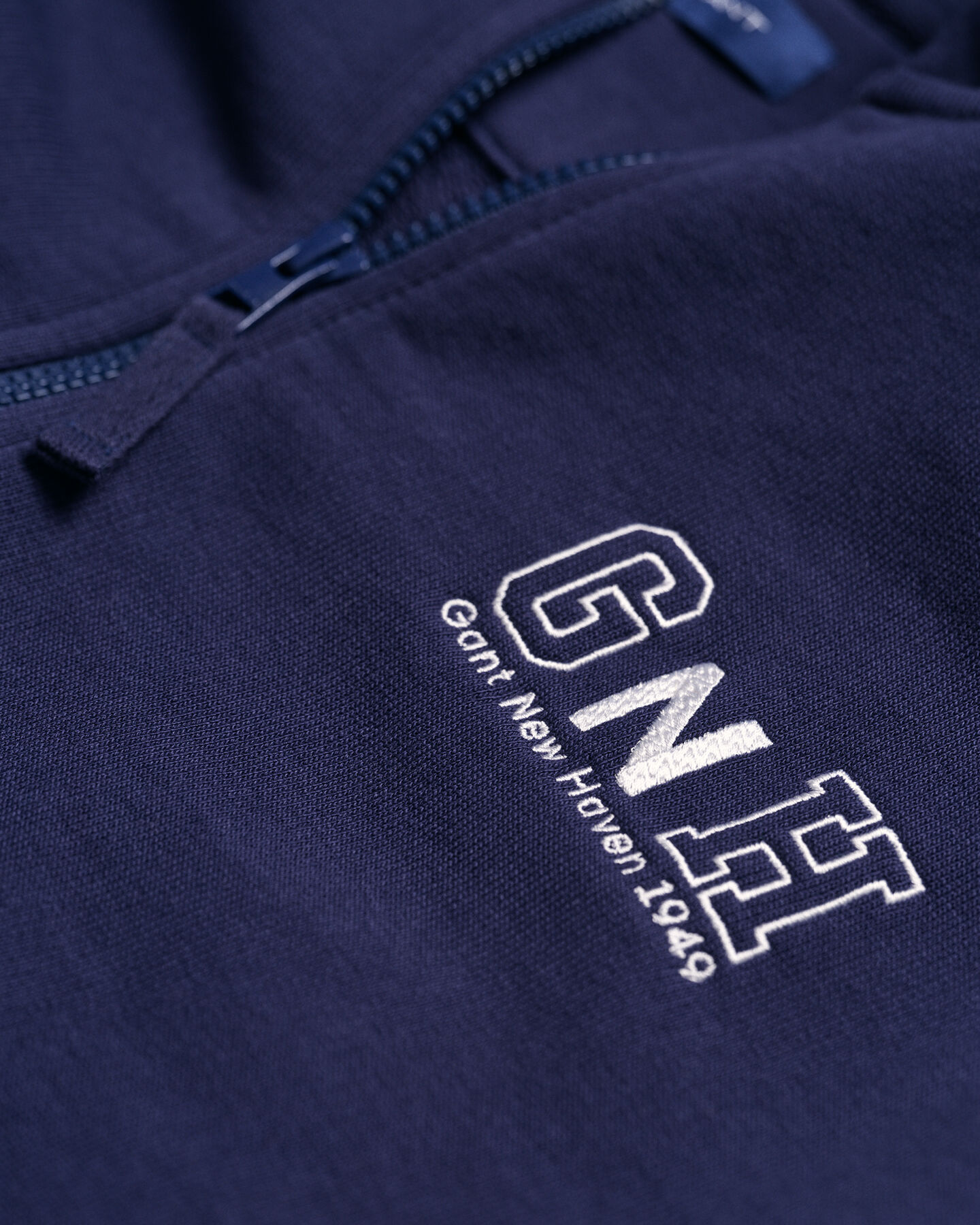 Sweatshirt com capuz e fecho de correr GANT New Haven Teens