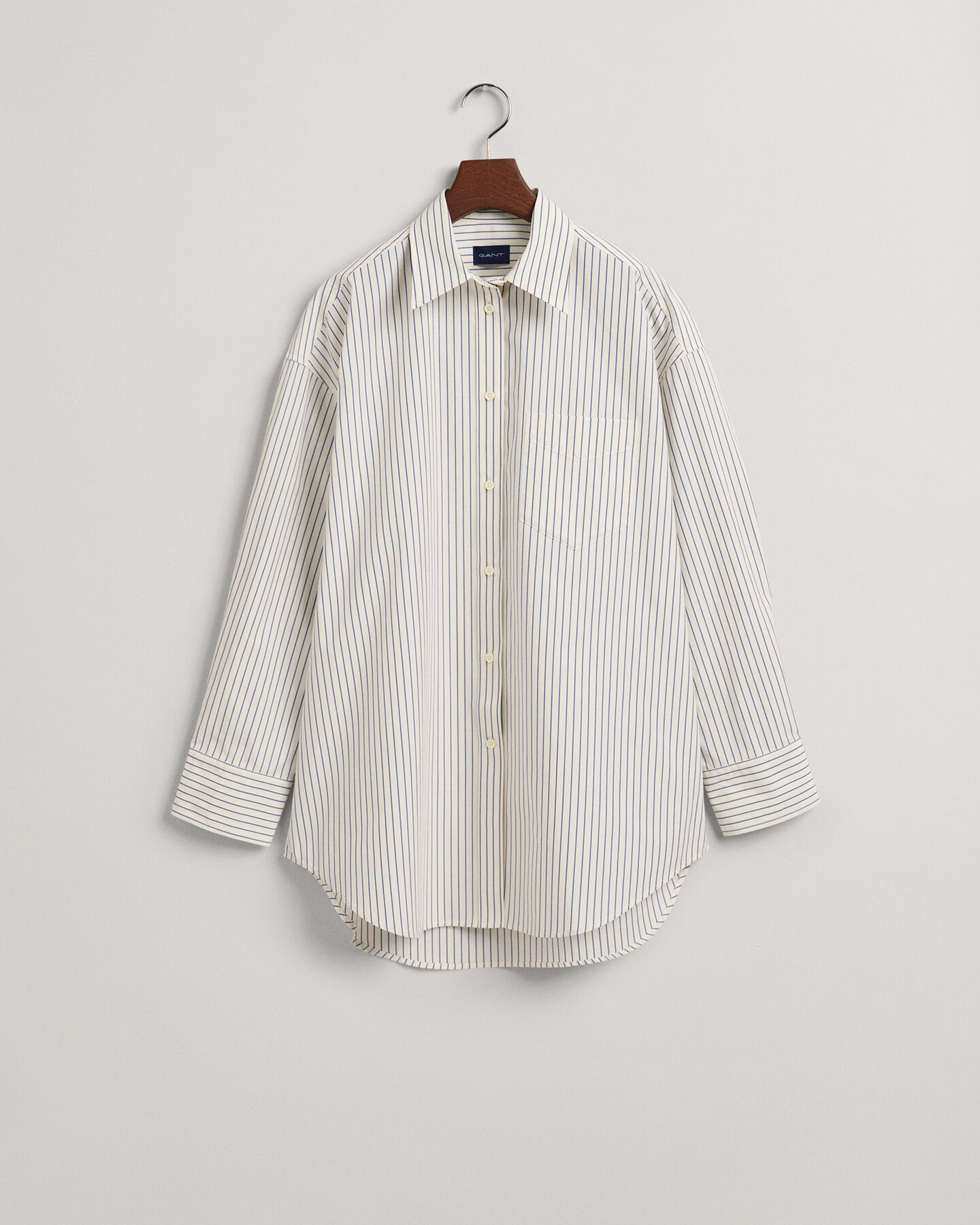 Camisa Pinstripe oversized