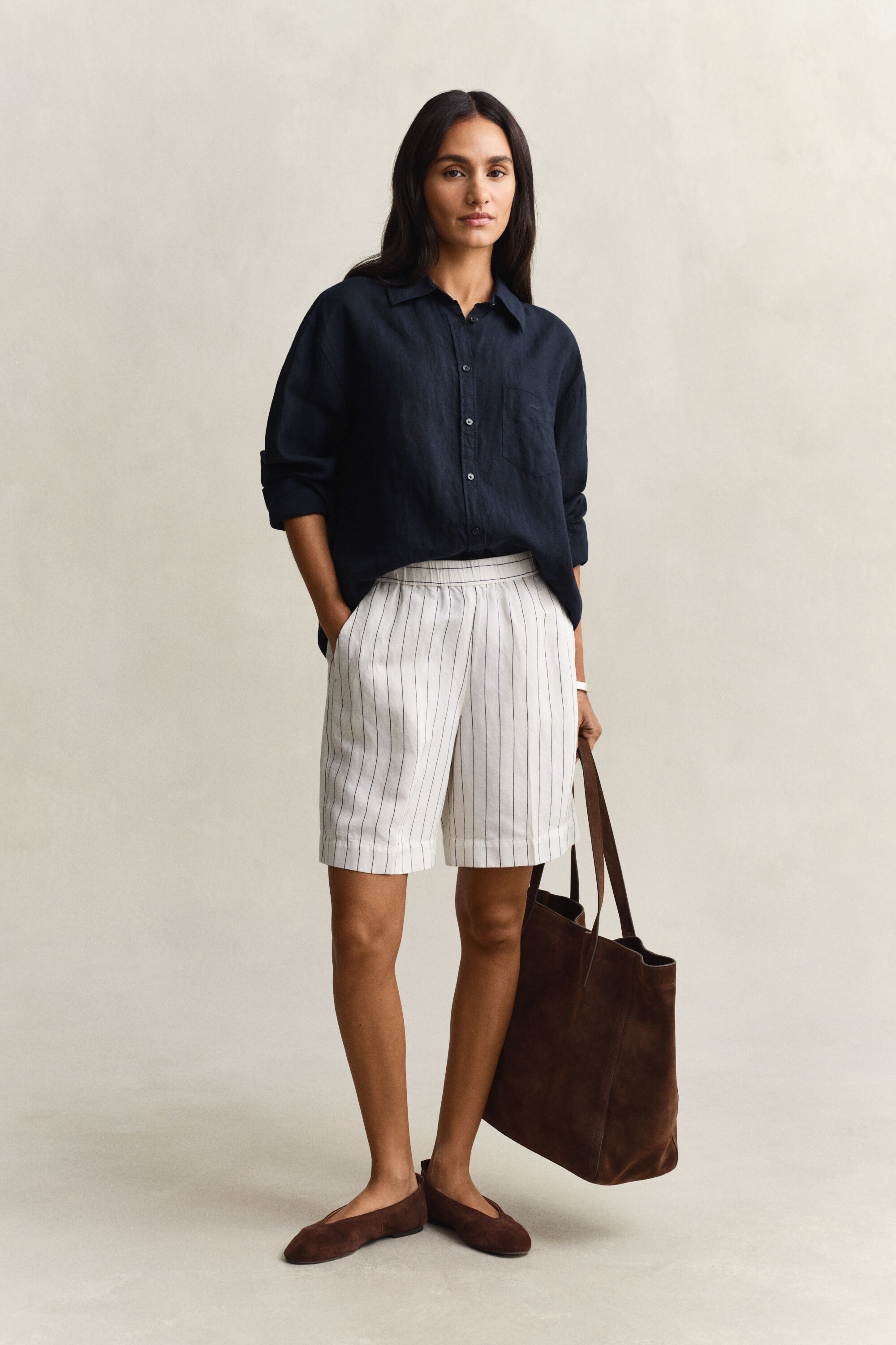 Camisa de linho relaxed fit