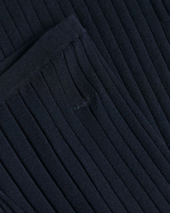 Calças de perna larga em malha canelada Teen Girls