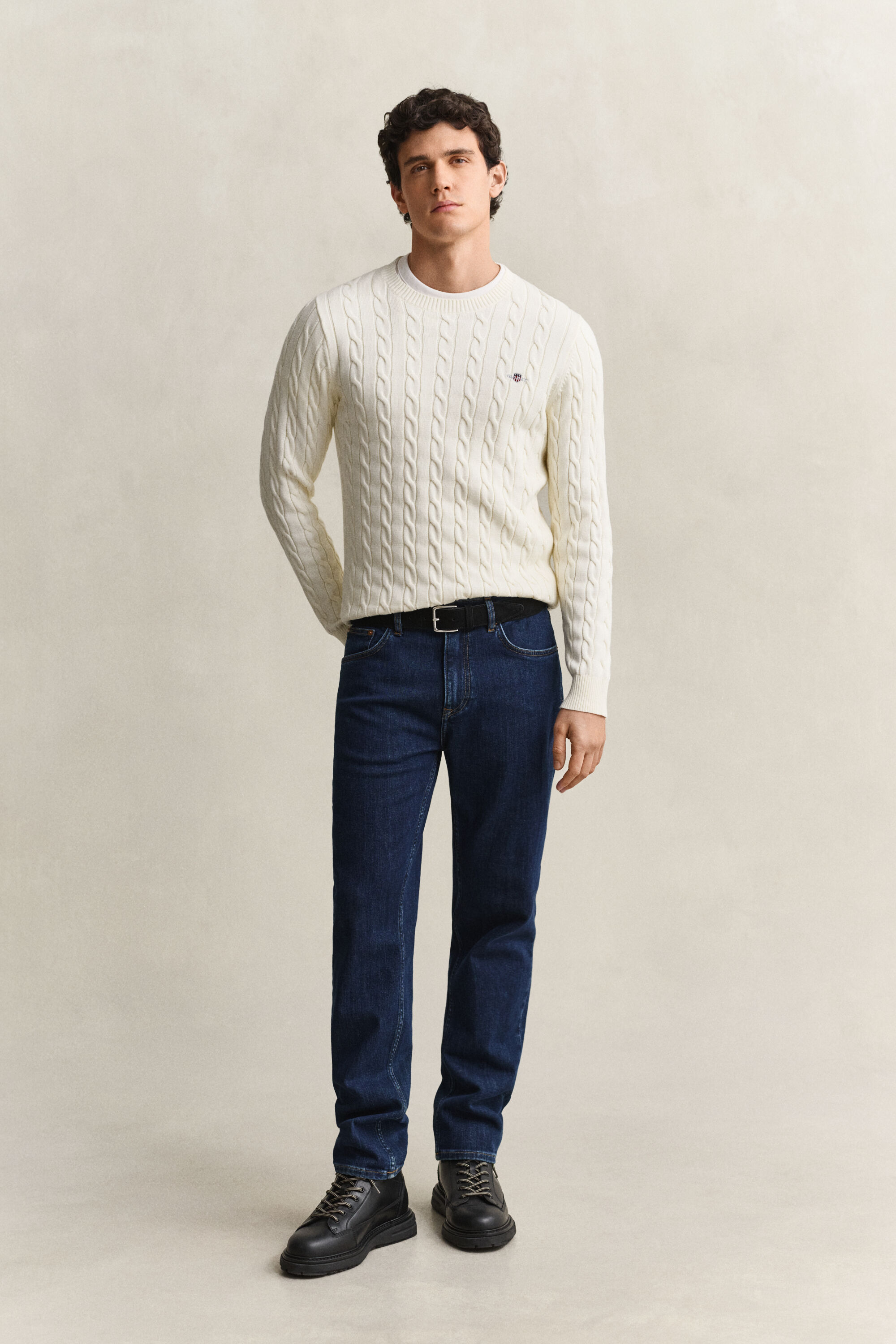Calças de ganga Clean Wash regular fit