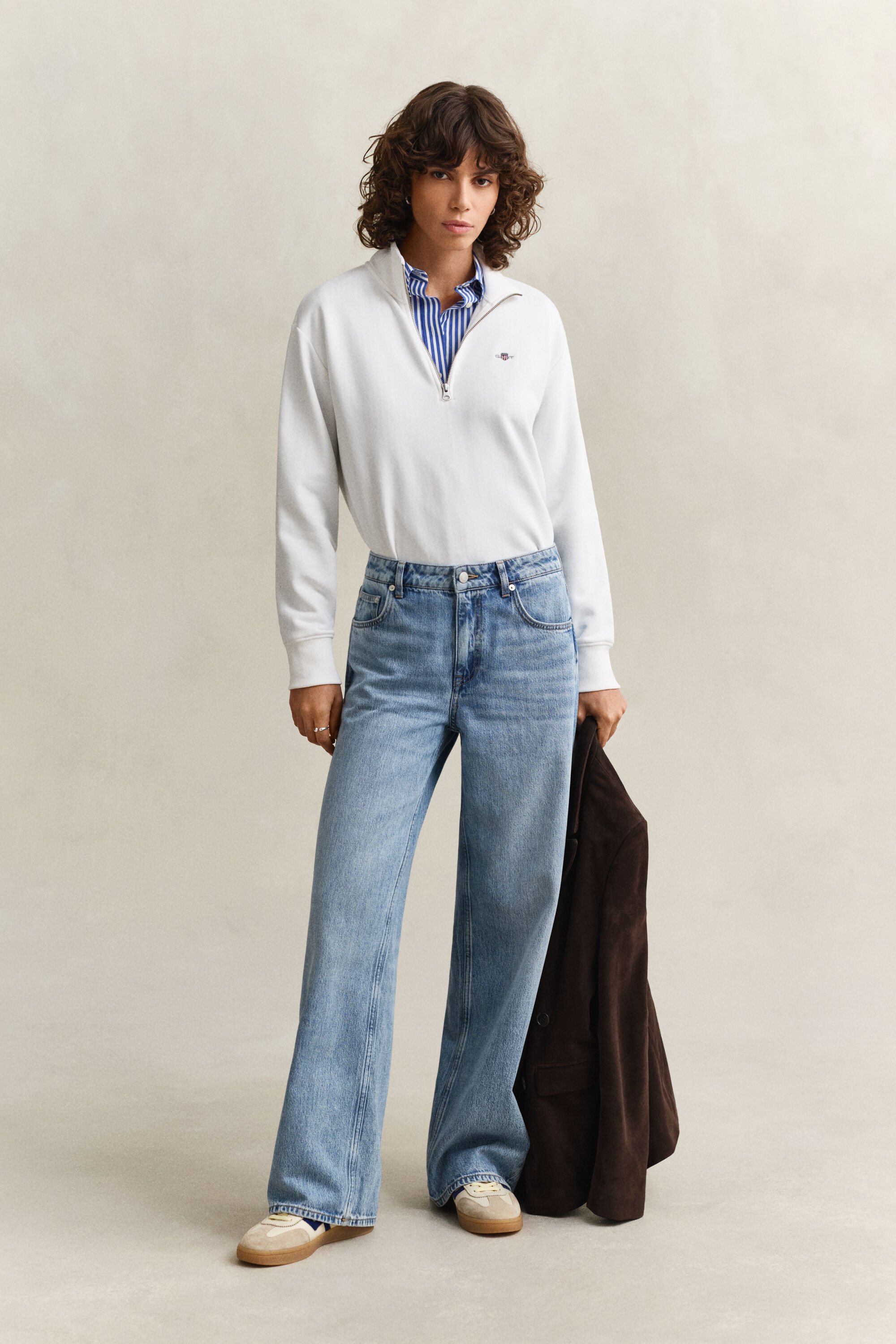 Sweatshirt com meio fecho de correr Shield